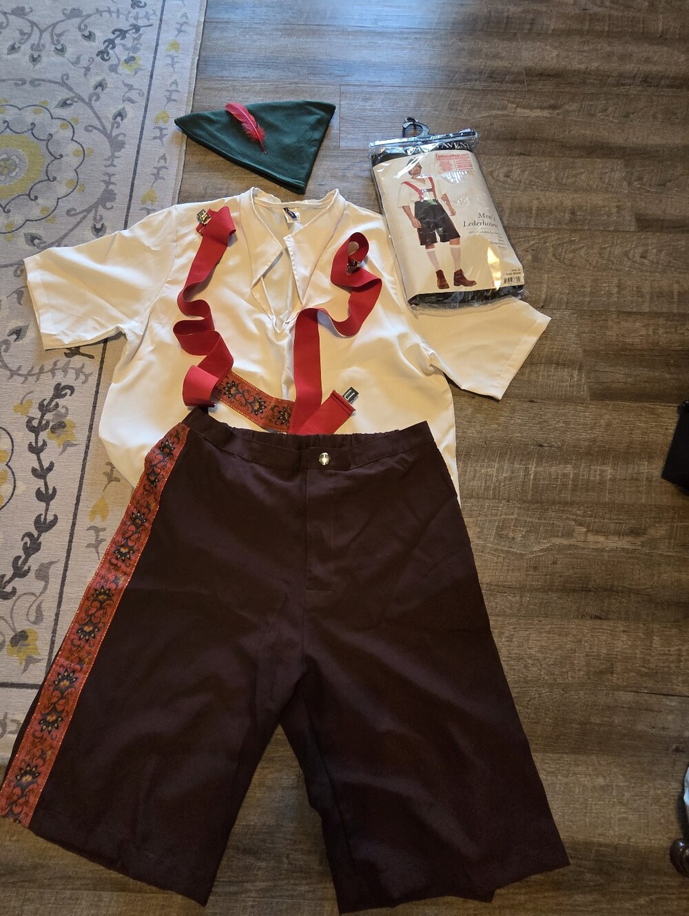 Leg Avenue XL LEDERJOSEN COSTUME 4 PC
